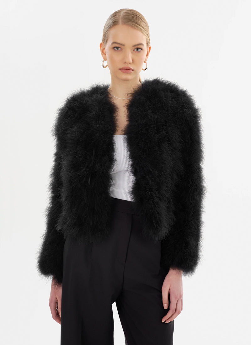 Lamarque Deora Feather Jacket