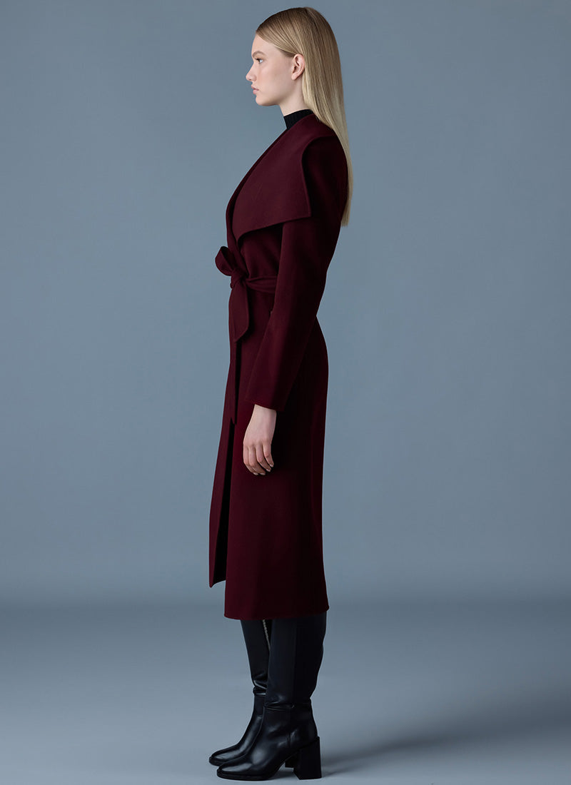 Mackage Mai Double-Face Wool Belted Coat