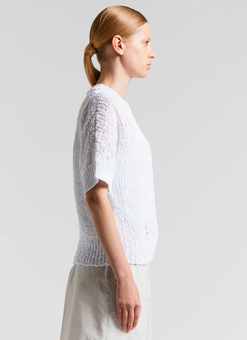 Peserico Malfilè Yarn Short Sleeve Sweater