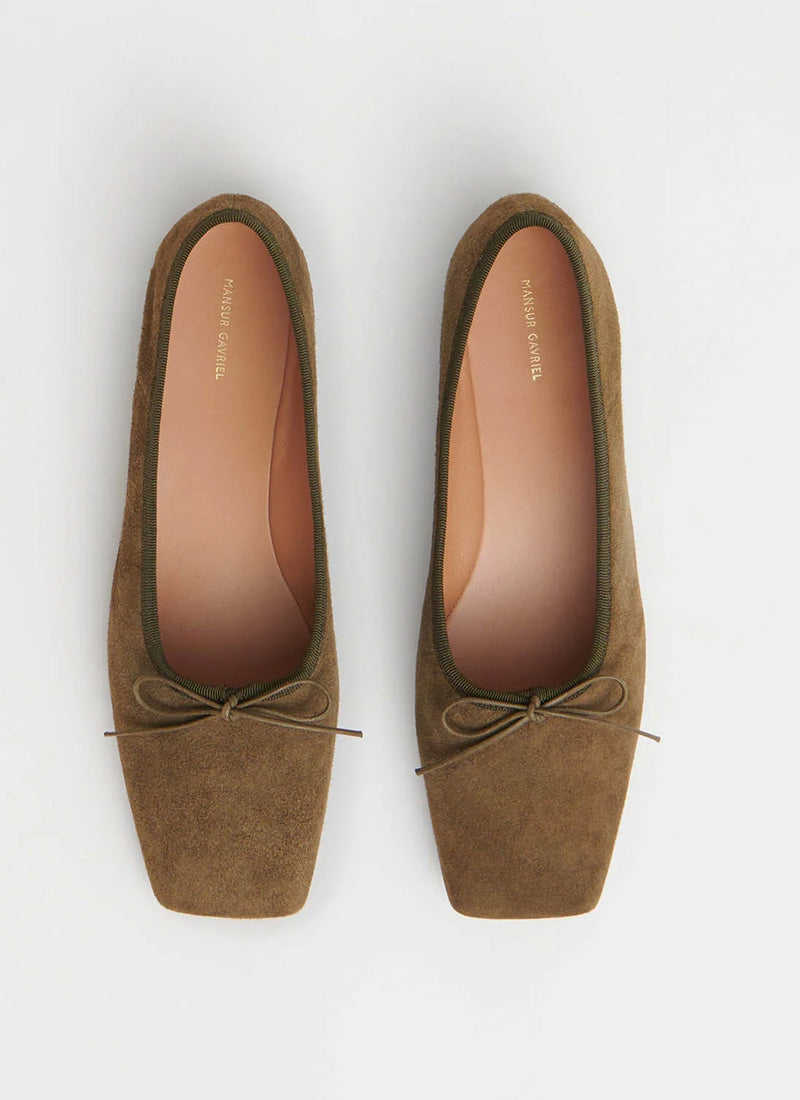 Square Toe Ballerina Flat