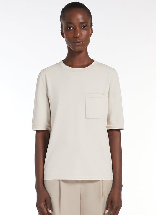 Max Mara Leisure Tahiti Viscose Crepe Short-Sleeve Top