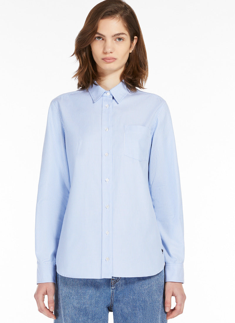 Max Mara Weekend Piadena Cotton Stripe Shirt