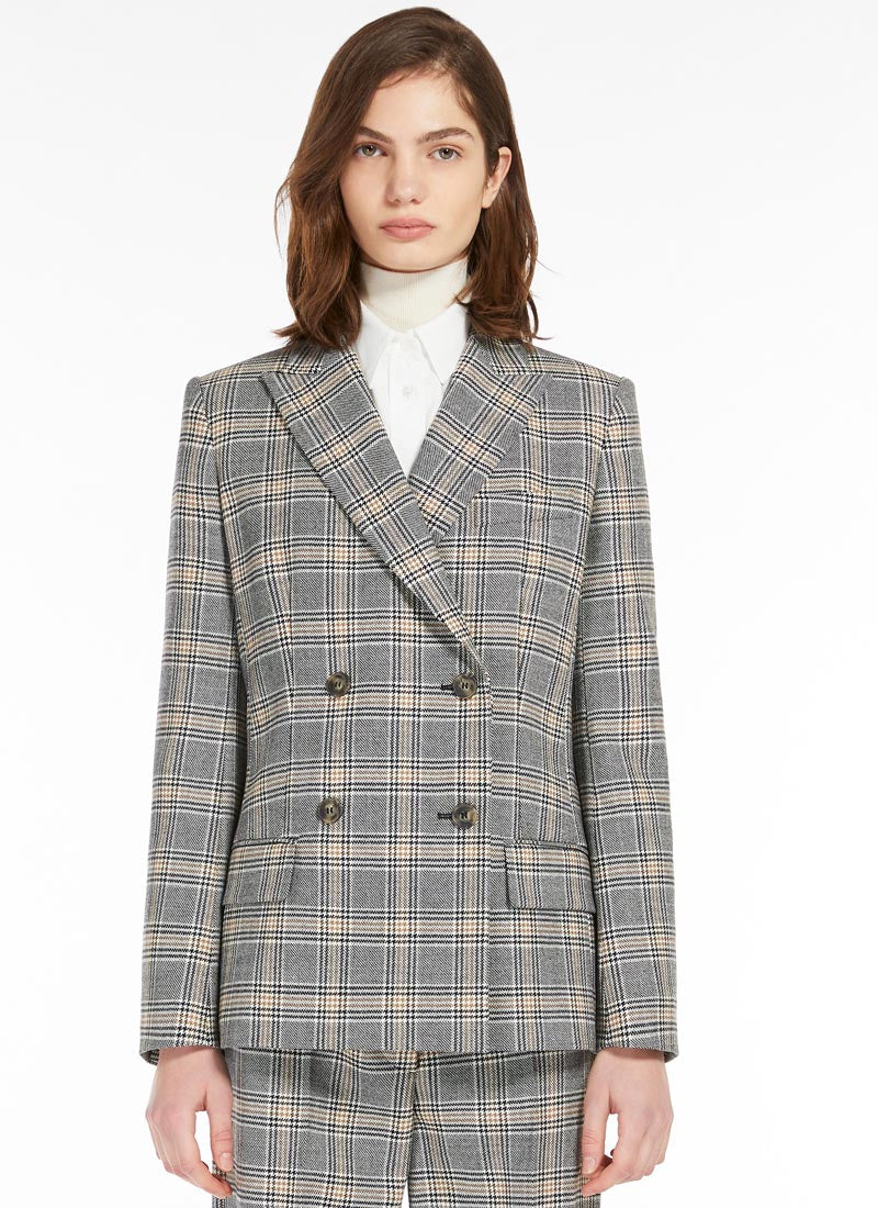 Max Mara Weekend Rivolo Patterned Wool Blazer