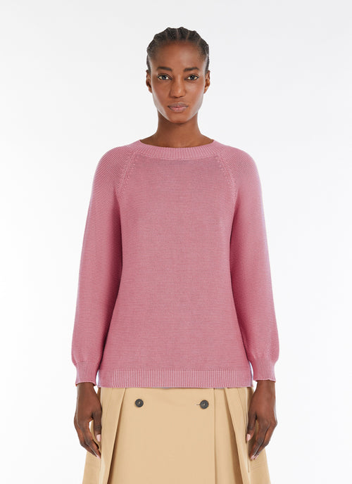 Max Mara Weekend Linz Cotton Crew Sweater