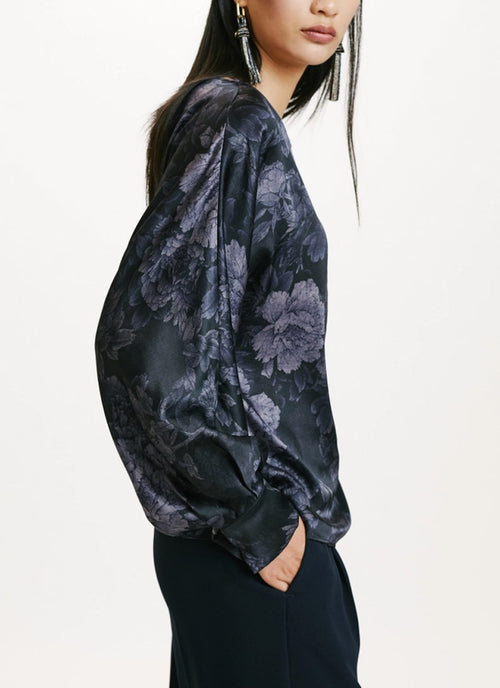 Momoni Sagi Printed Floral Blouse