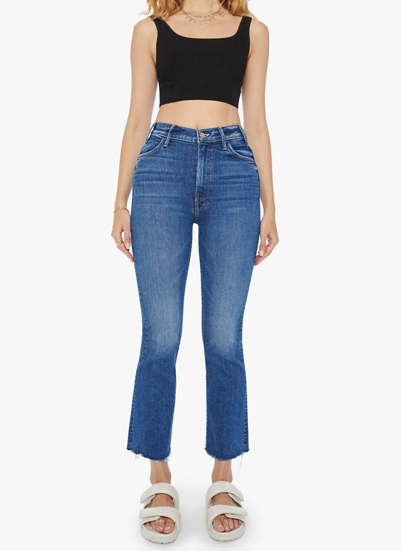 MOTHER The Hustler Ankle Fray Jeans