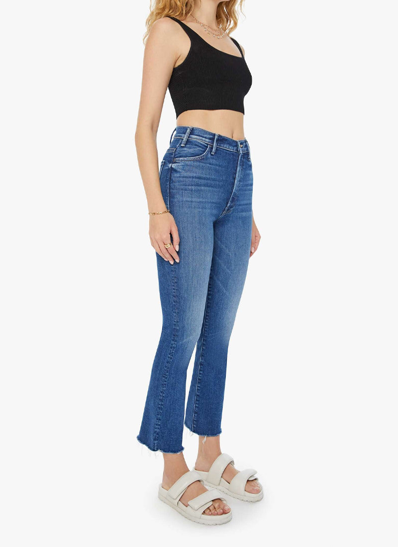 MOTHER The Hustler Ankle Fray Jeans