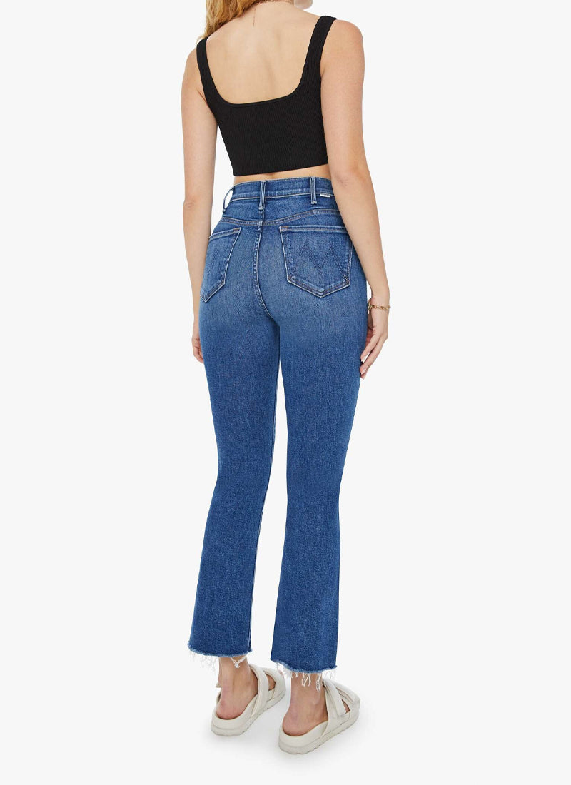 MOTHER The Hustler Ankle Fray Jeans