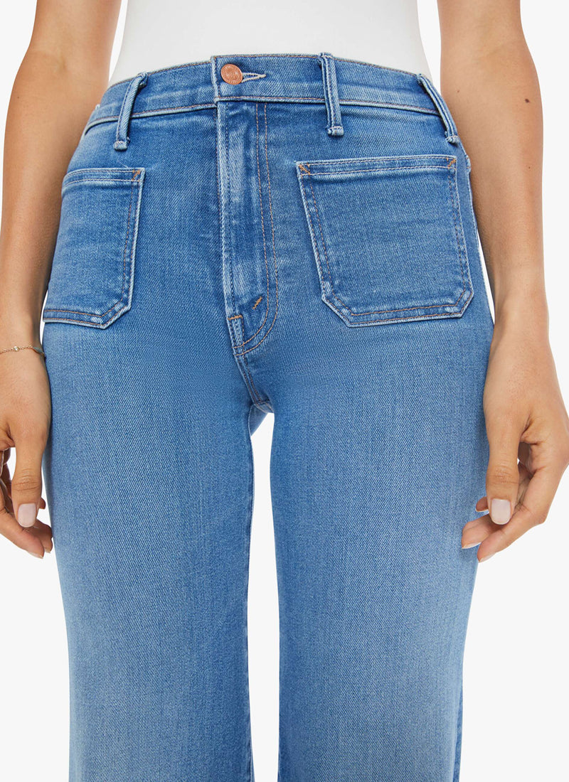 MOTHER Hustler Roller Patch Pocket Sneak Jeans