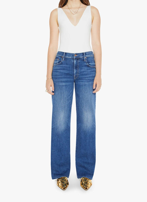 MOTHER The Mid Rise Maven Sneak Wide Leg Jeans