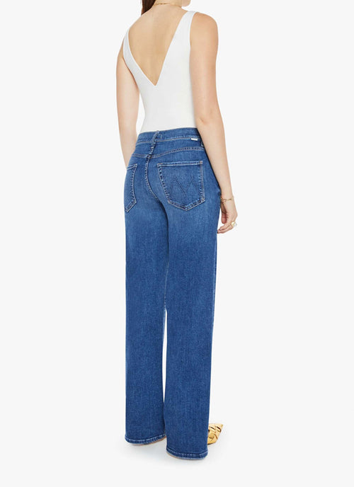 MOTHER The Mid Rise Maven Sneak Wide Leg Jeans