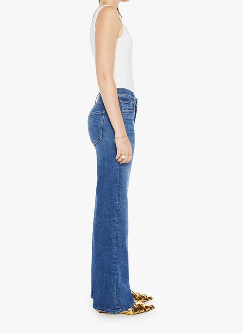 MOTHER The Mid Rise Maven Sneak Wide Leg Jeans