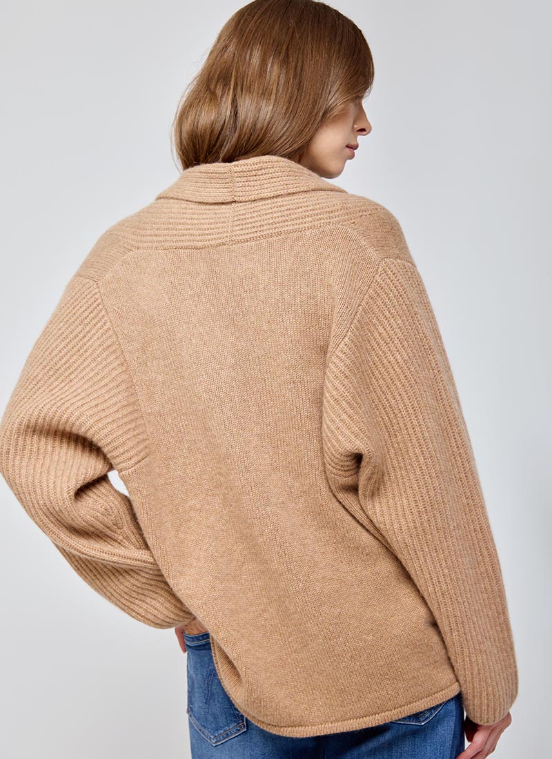 Cashmere Double-Breasted Cardigan