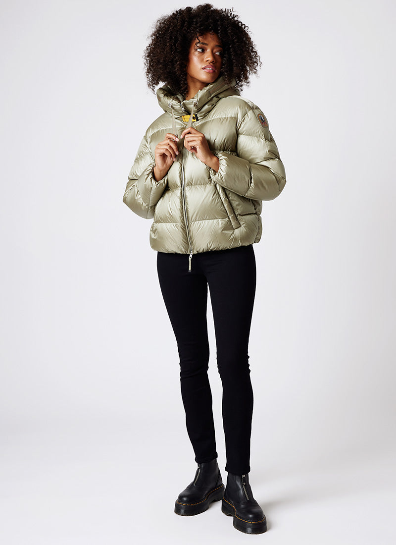 Parajumpers Cable-Knit Quilted Puffer Jacket