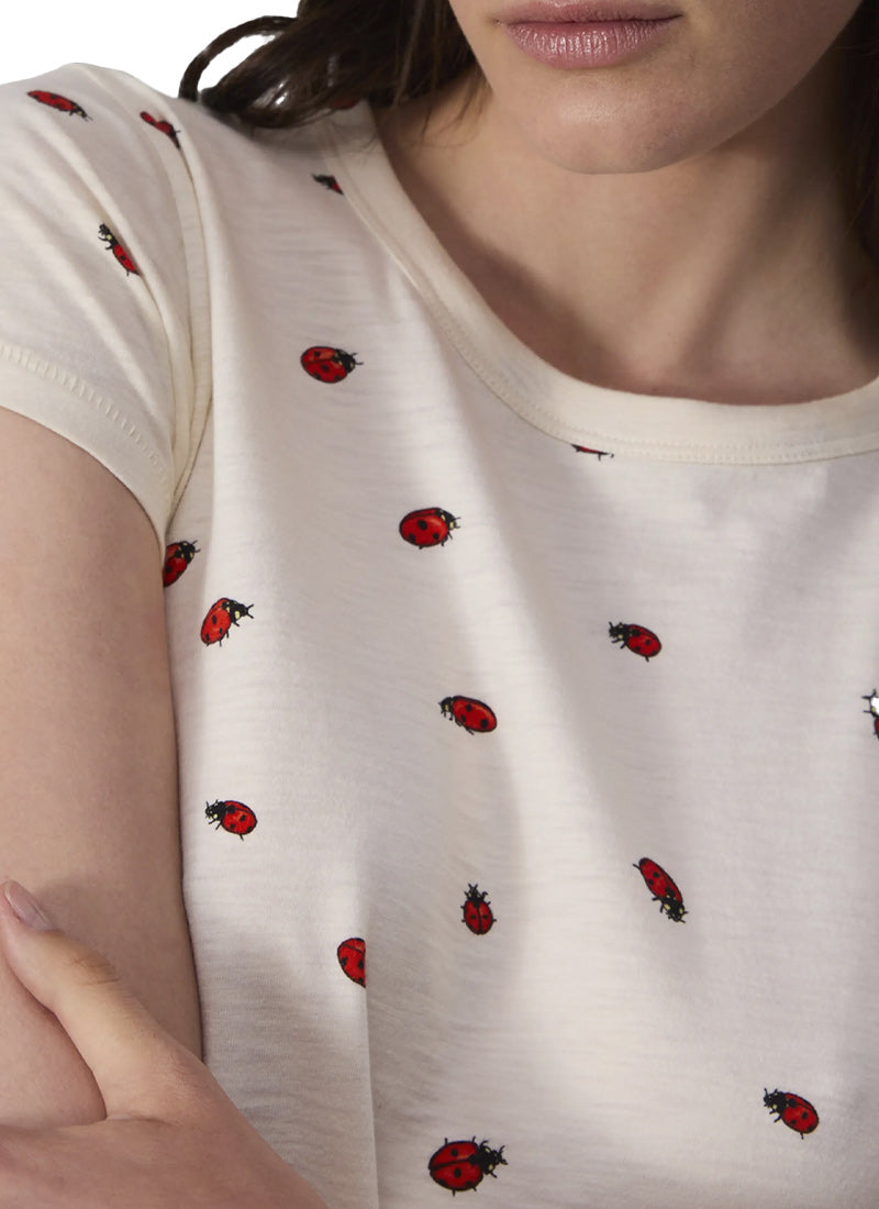 rag & bone Allover Ladybug T-Shirt