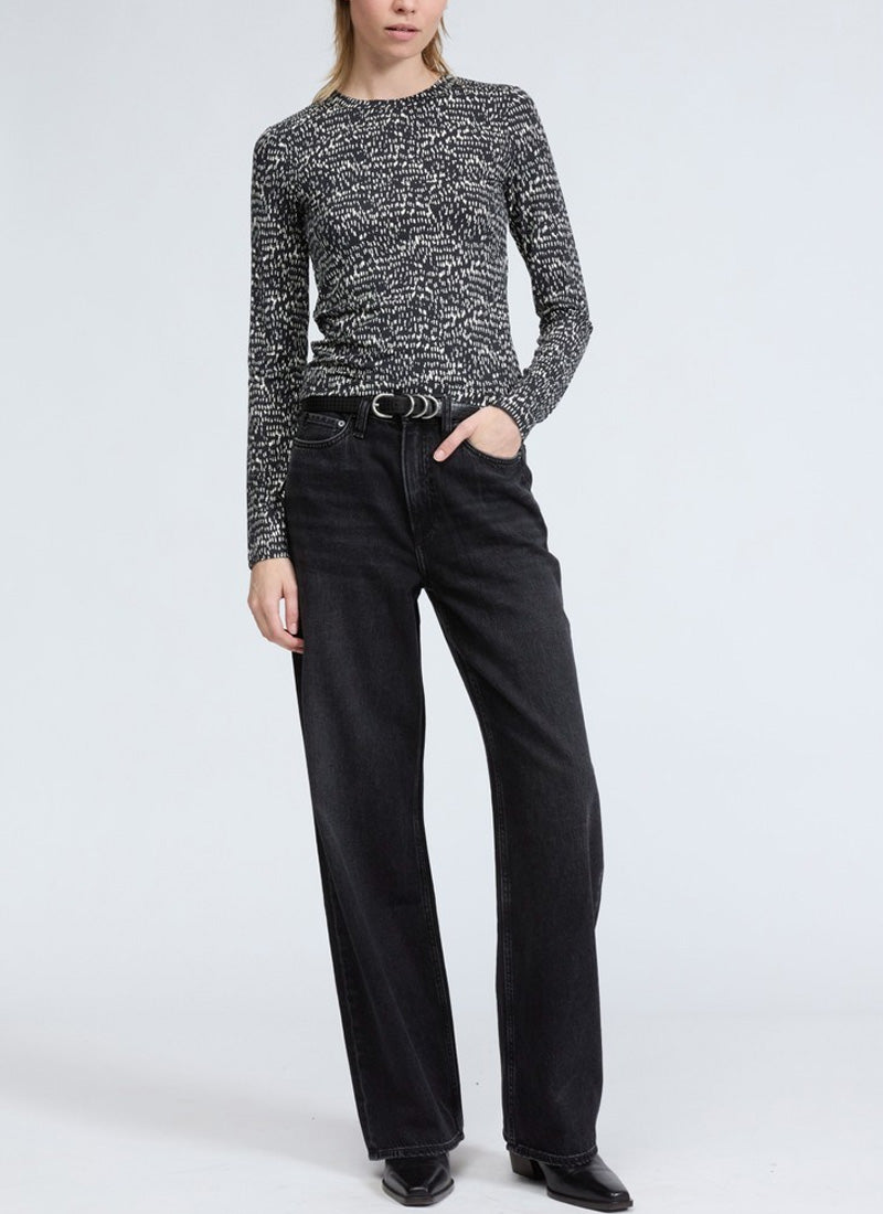 rag & bone Luca Printed Long Sleeve