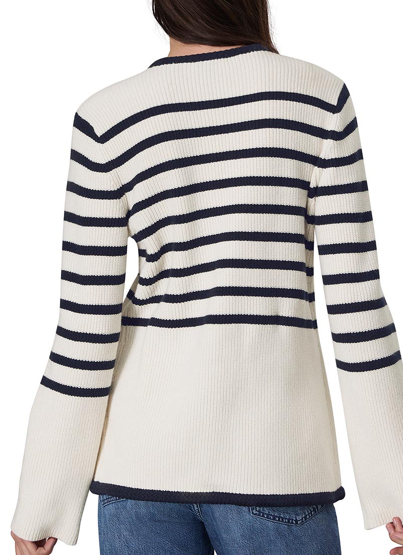 rag & bone Nancy Long Stripe Cardigan