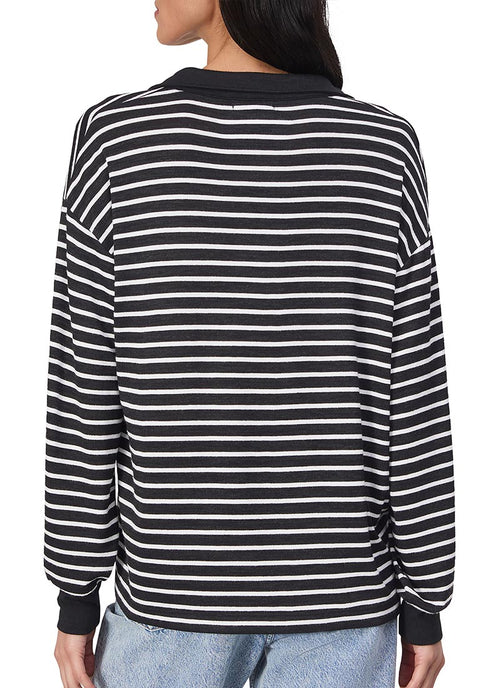 rag & bone The Knit Stripe Polo Sweater