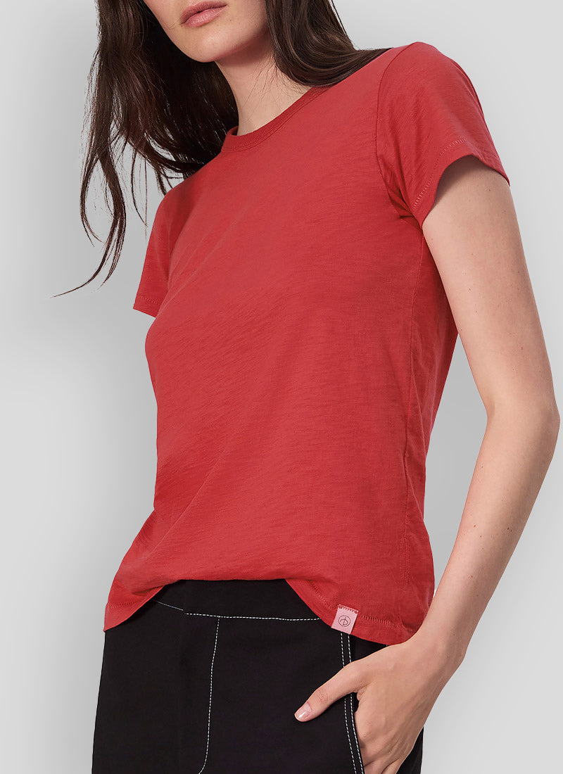 rag & bone The Slub Red T-Shirt