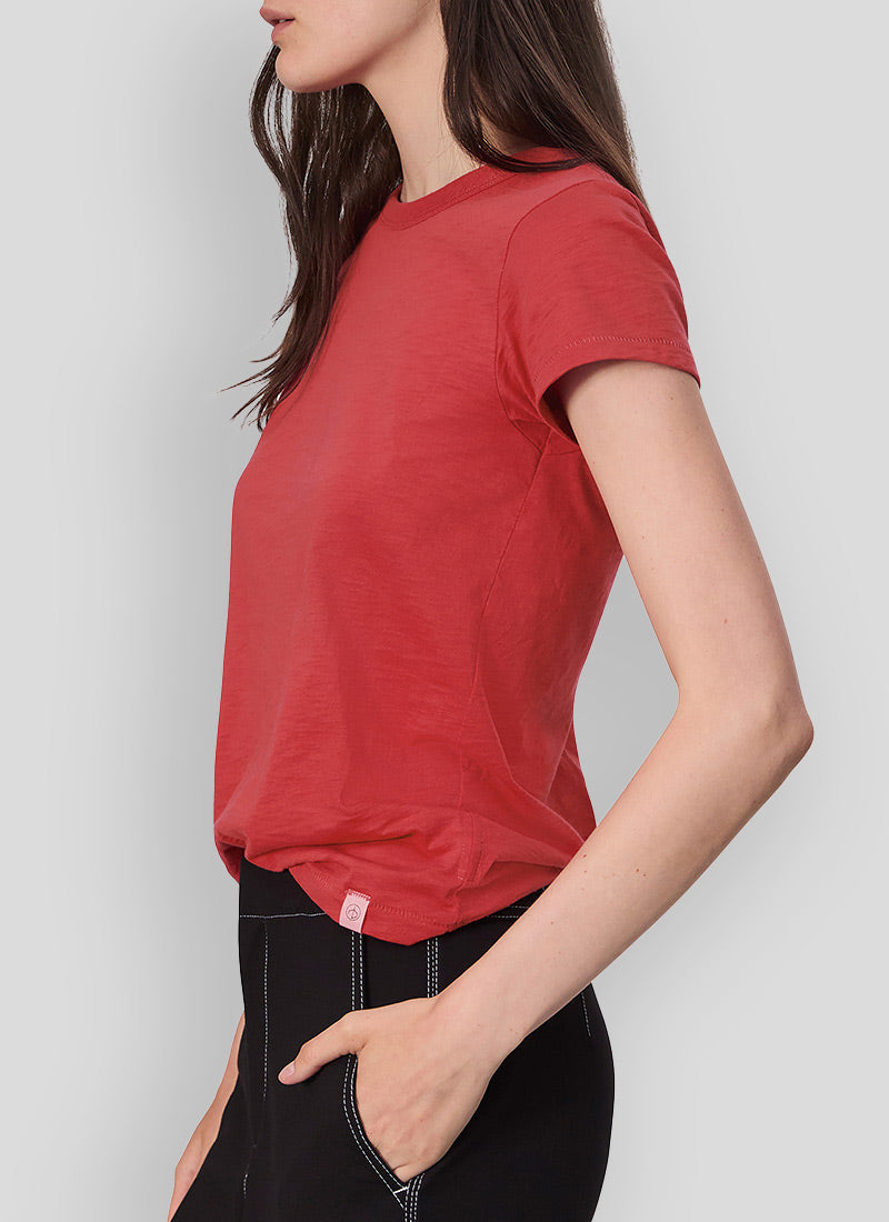 rag & bone The Slub Red T-Shirt