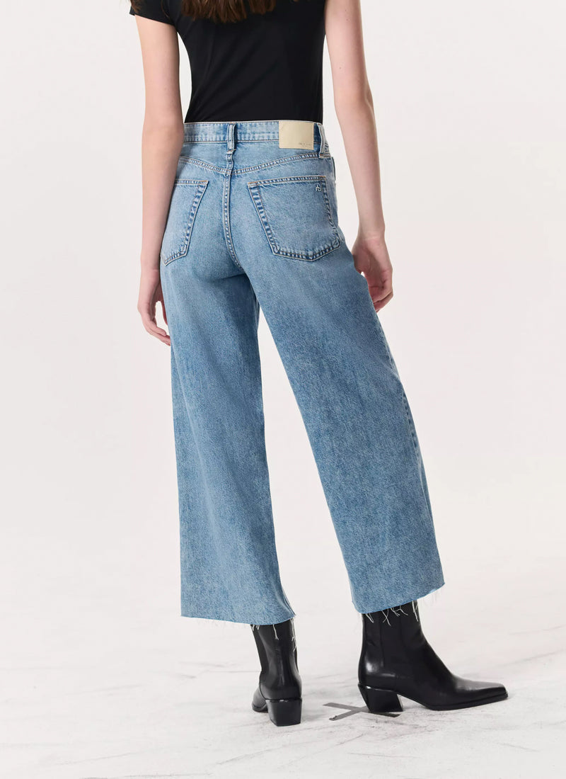 rag & bone Featherweight Andi Ankle Wide Jeans