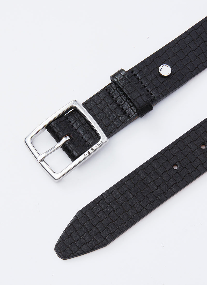 Boyfriend Black Leather Belt