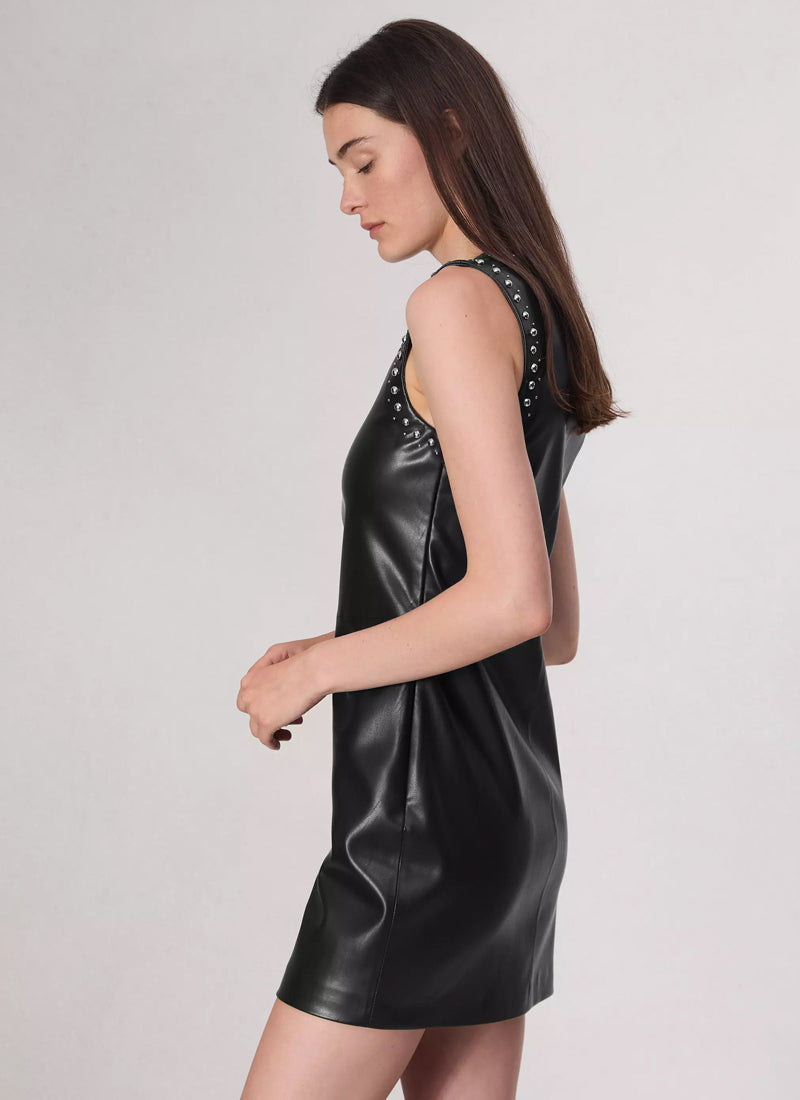 rag & bone Brigette Vegan Leather Mini Dress