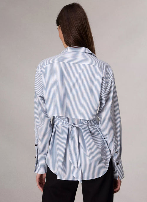 rag & bone Eve Stripe Poplin Shirt