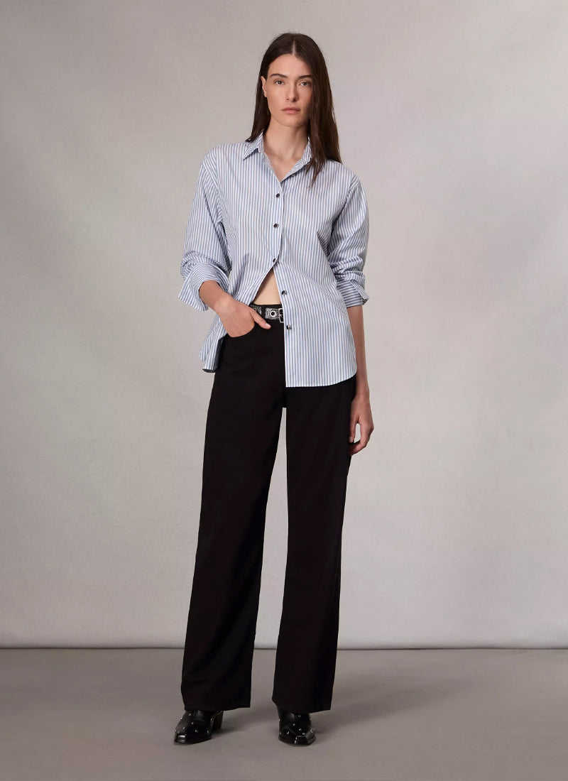 rag & bone Eve Stripe Poplin Shirt