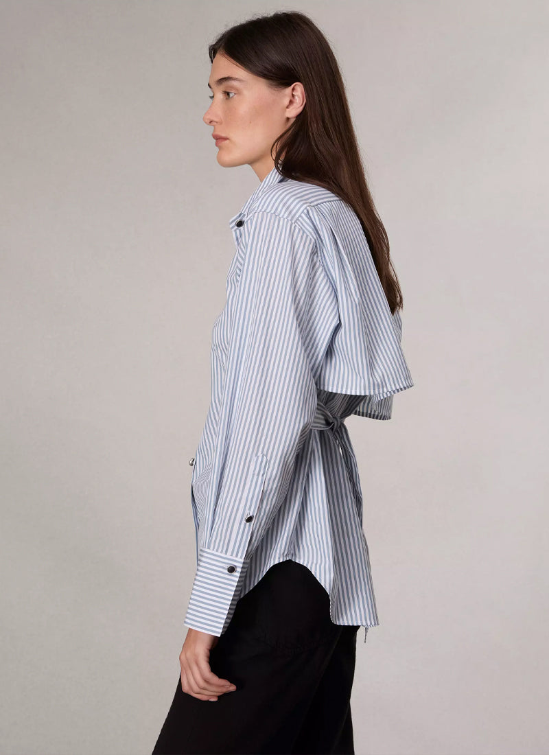 rag & bone Eve Stripe Poplin Shirt