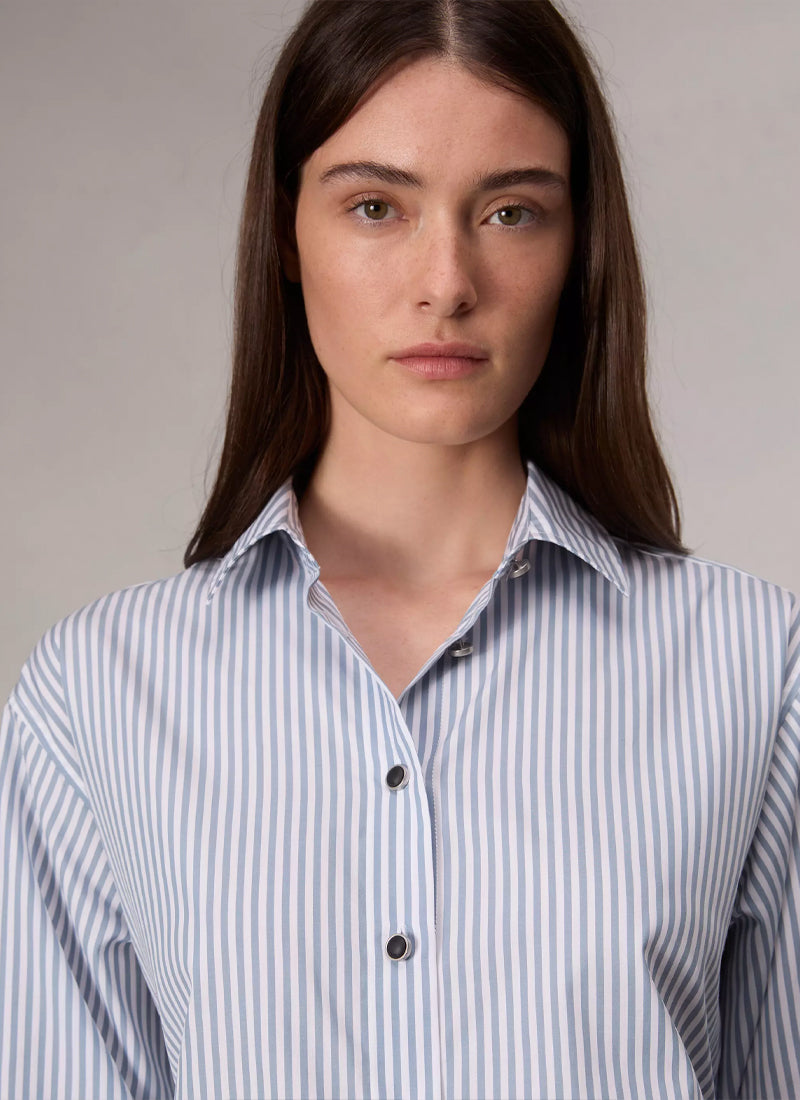 rag & bone Eve Stripe Poplin Shirt