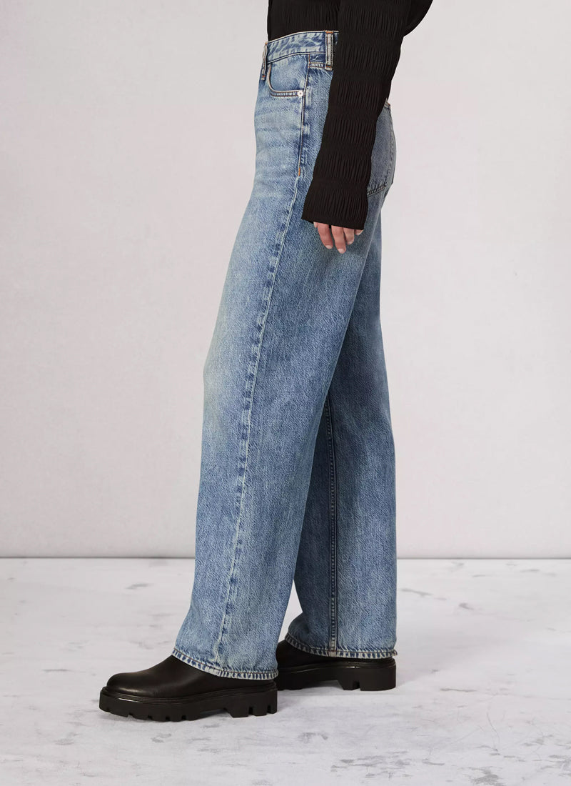 rag & bone Featherweight Logan Wide-Leg Jeans