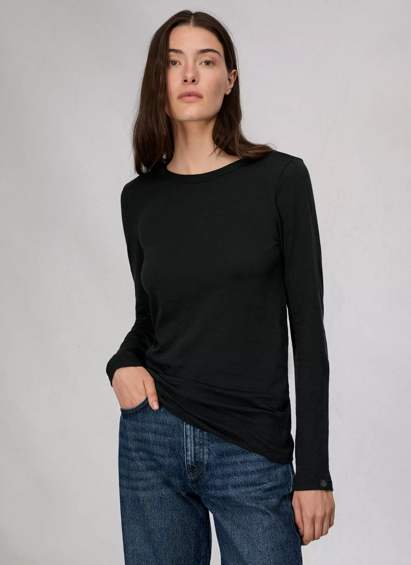 rag & bone The Slub Long-Sleeve Top