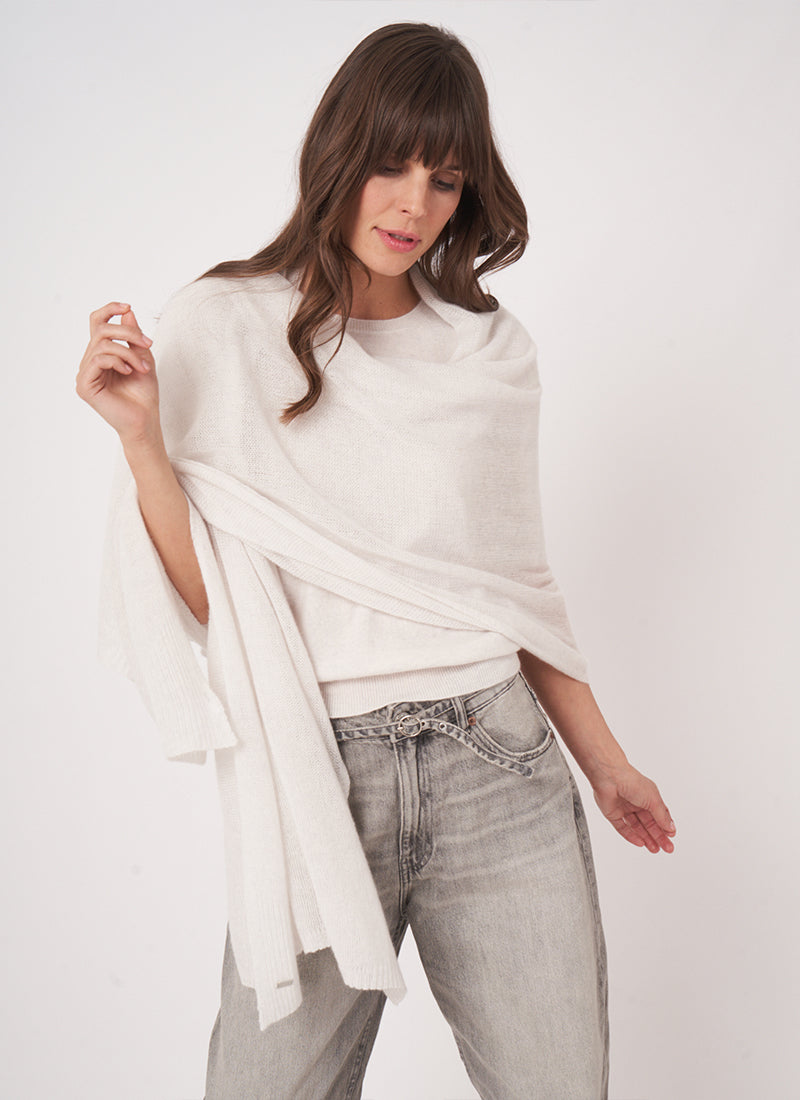  Cashmere Knitted Scarf Repeat Andrews 