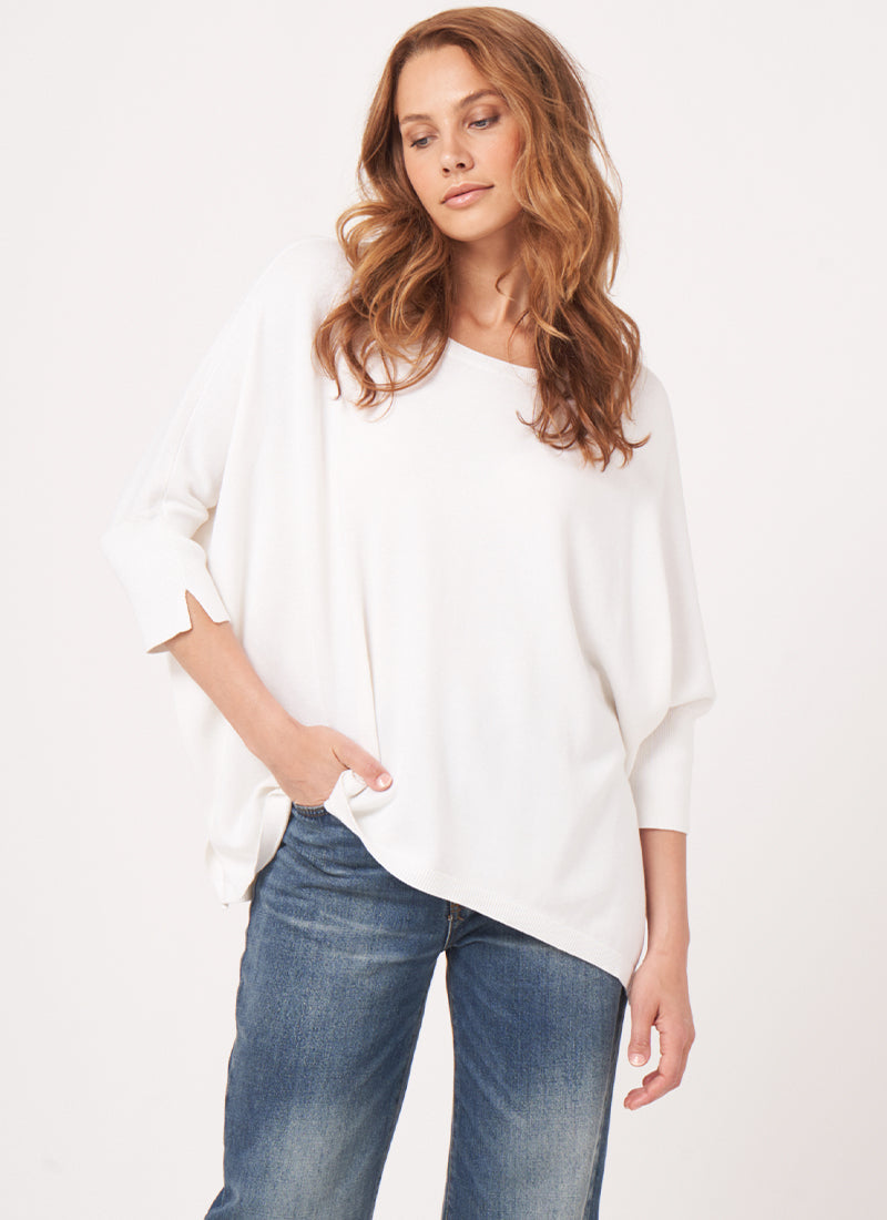 Repeat Cashmere Short Sleeve Knitted Pullover