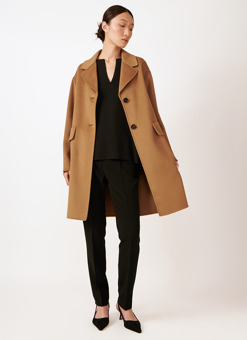 'S Max Mara Doppio Bronze Wool Coat