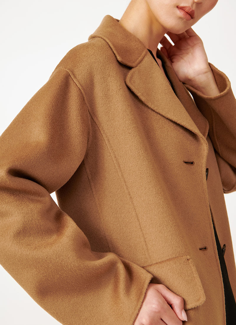 'S Max Mara Doppio Bronze Wool Coat