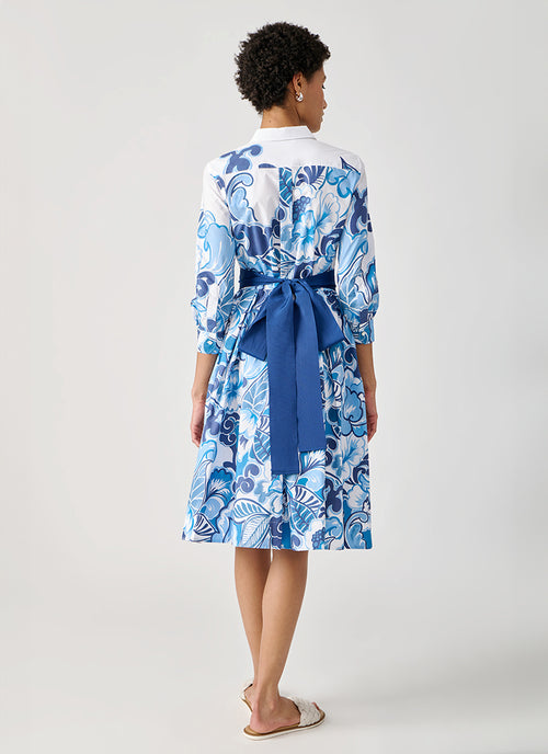 Nidina Long Sleeve Shirt Dress Sara Roka Andrews