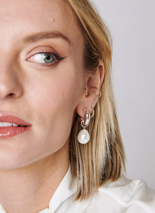 Simon Sebbag Designs Drop Pearl Earrings