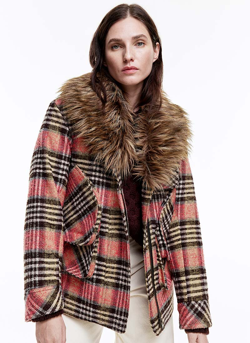 Smythe Detachable Magnectic Faux Fur Collar