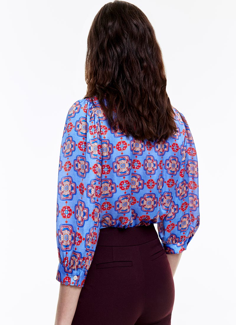 Smythe Shirred Pocket Blouse