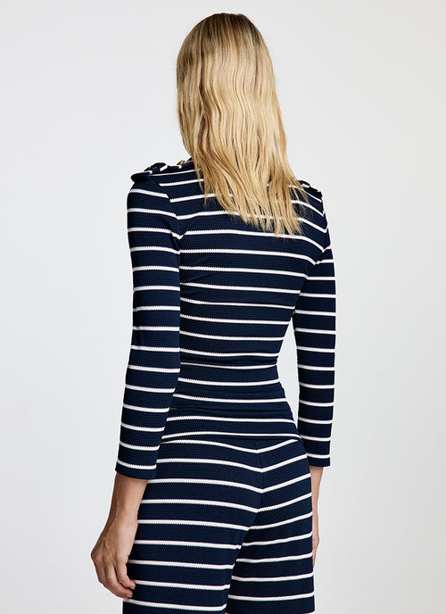 Smythe Nautical Knit Top