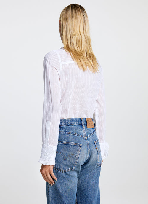 Smythe Ruffle Trim Shirt