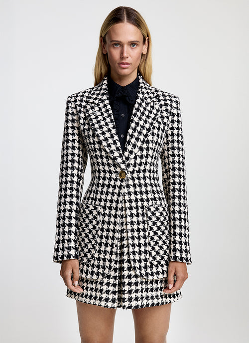 Smythe Patch Pocket Tailored Boyfriend Blazer