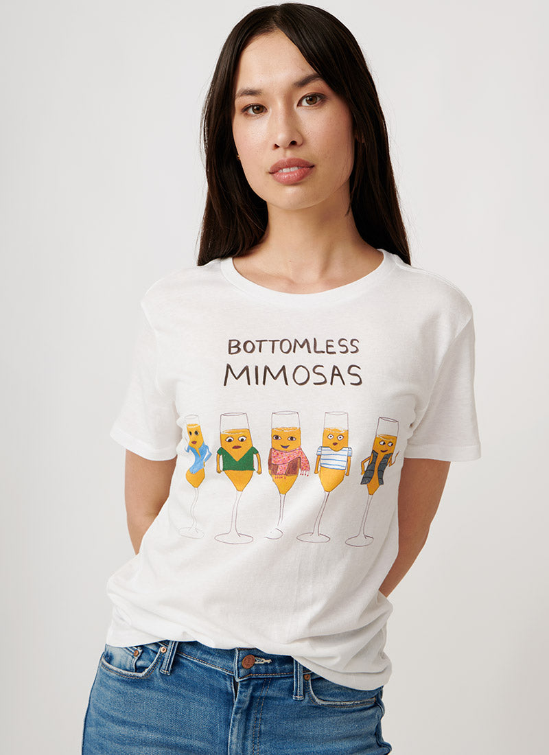 Unfortunate Portrait Bottomless Mimosa Crewneck T-Shirt