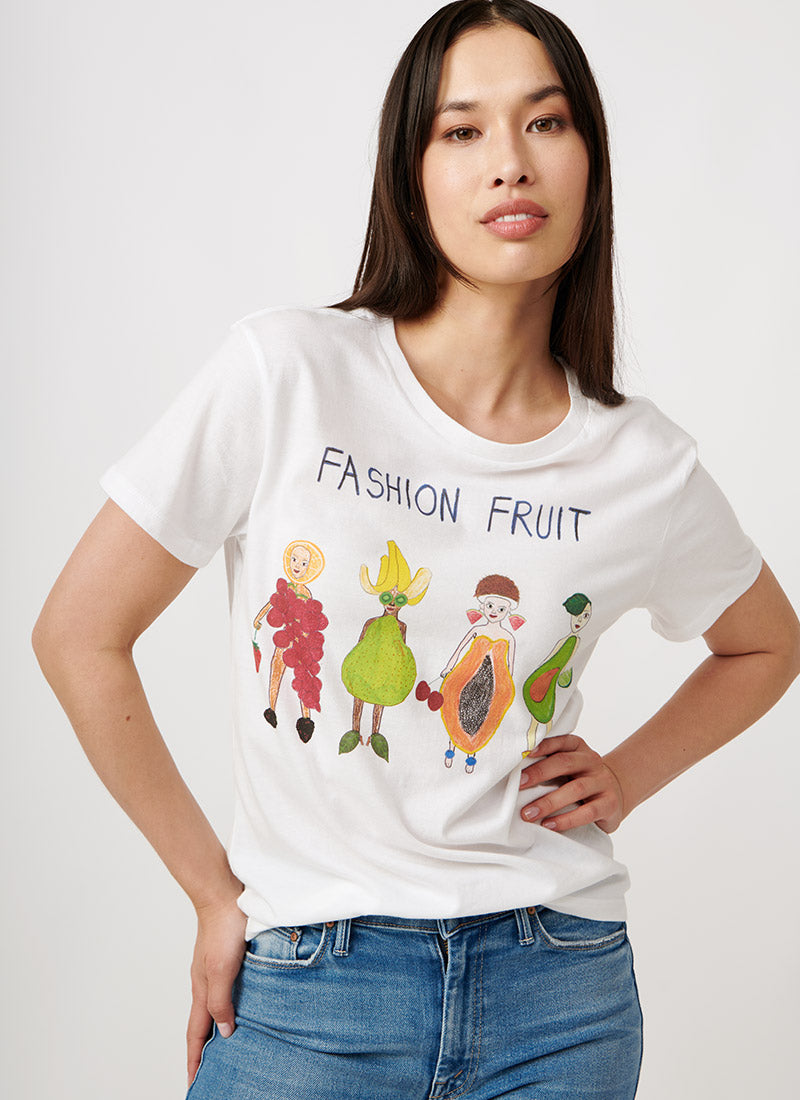 Unfortunate Portrait Fashion Fruit Crewneck T-Shirt