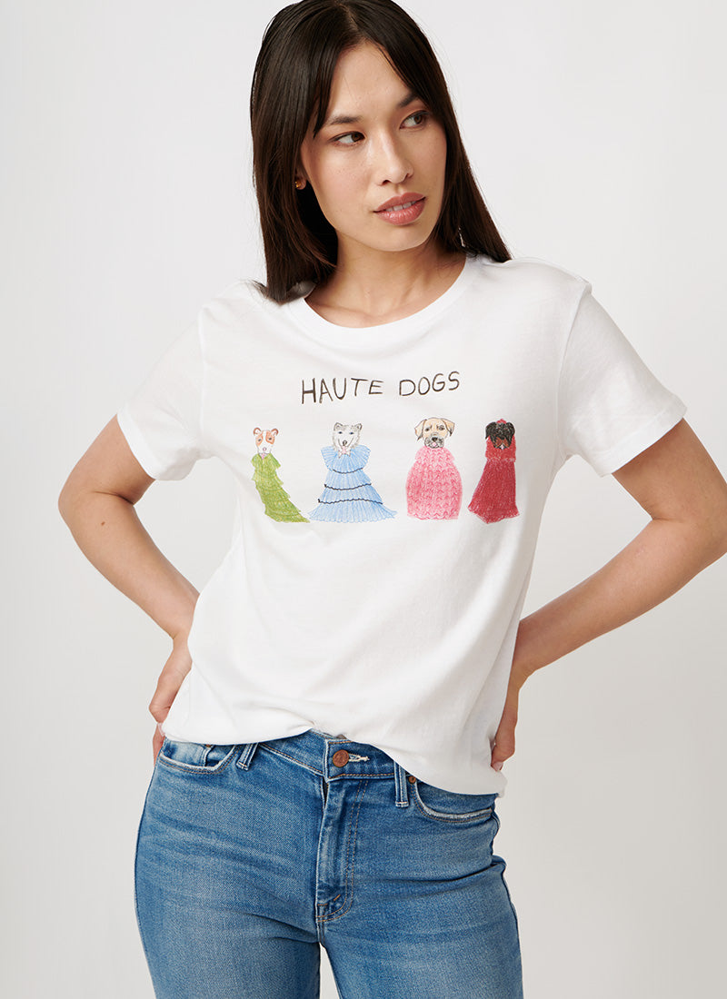 Unfortunate Portrait Haute Dogs Crewneck T-Shirt