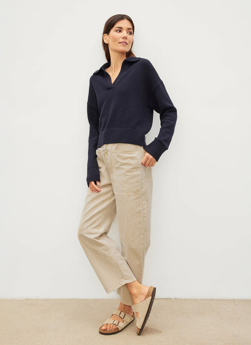 Velvet Sanded Twill Pant