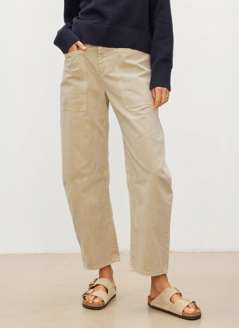 Velvet Sanded Twill Pant