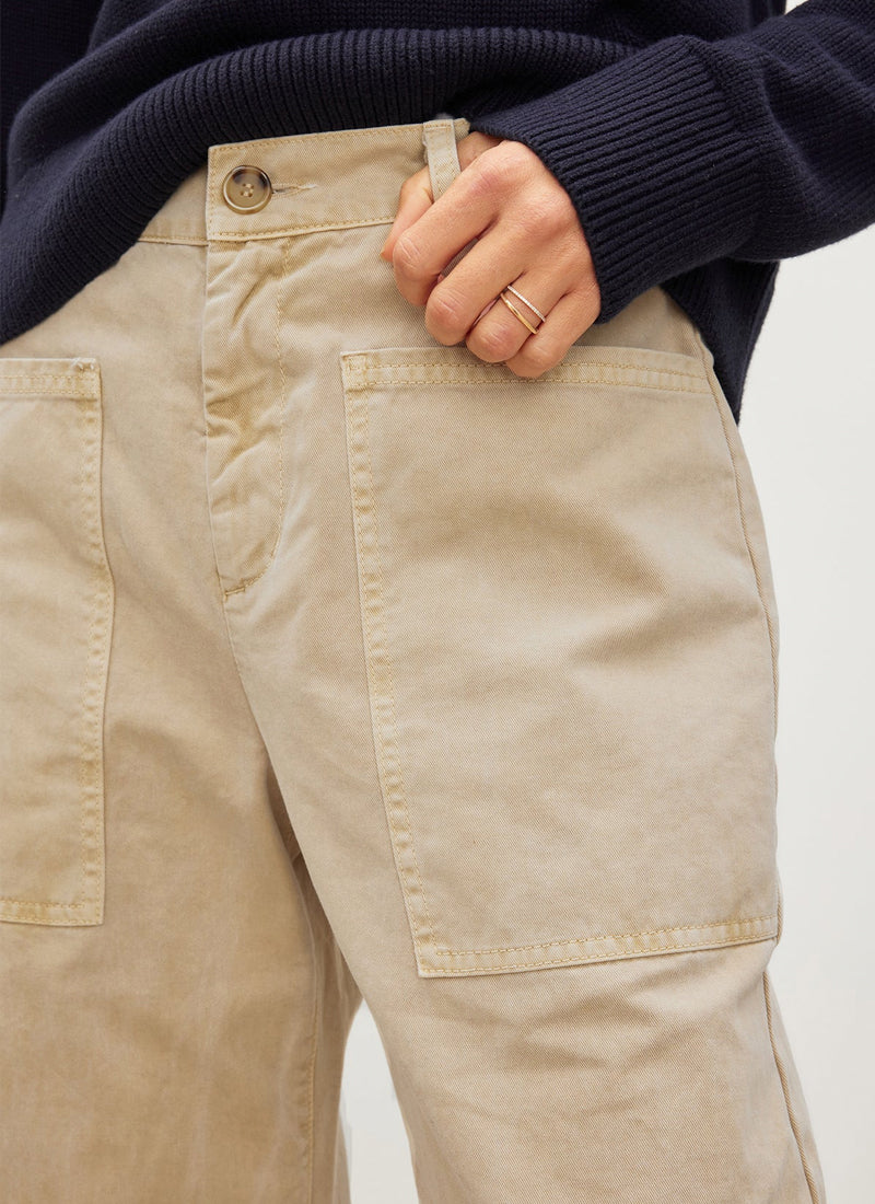 Velvet Sanded Twill Pant